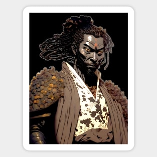 Yasuke the Black Samurai in Feudal Japan (1579) No. 2 Magnet